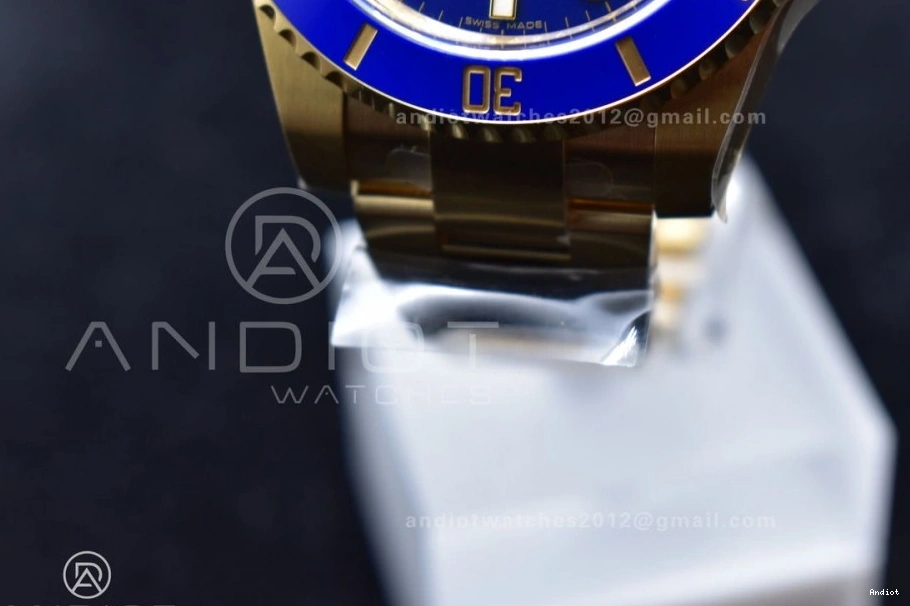YG 1:1 Edition Best Blue 116618 Plated Ceramic Submariner 904L LB Clean VR3135 Steel 0506
